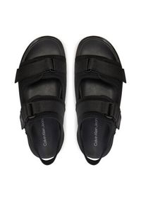 Calvin Klein Jeans Sandały Sandal Velcro Np In Mr YM0YM00940 Czarny. Kolor: czarny