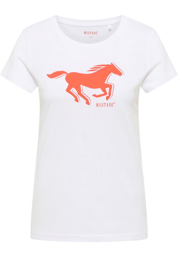 Damski T-Shirt Mustang Style Loa General White 1016508 2045