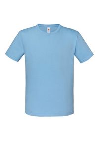 FRUIT OF THE LOOM - Koszulka Dziecięca Iconic 150 Plain T-shirt. Kolor: niebieski