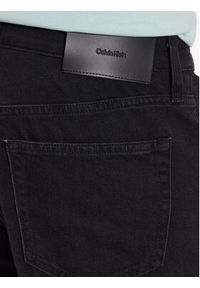 Calvin Klein Szorty jeansowe K10K110993 Czarny Relaxed Fit. Kolor: czarny. Materiał: bawełna, jeans