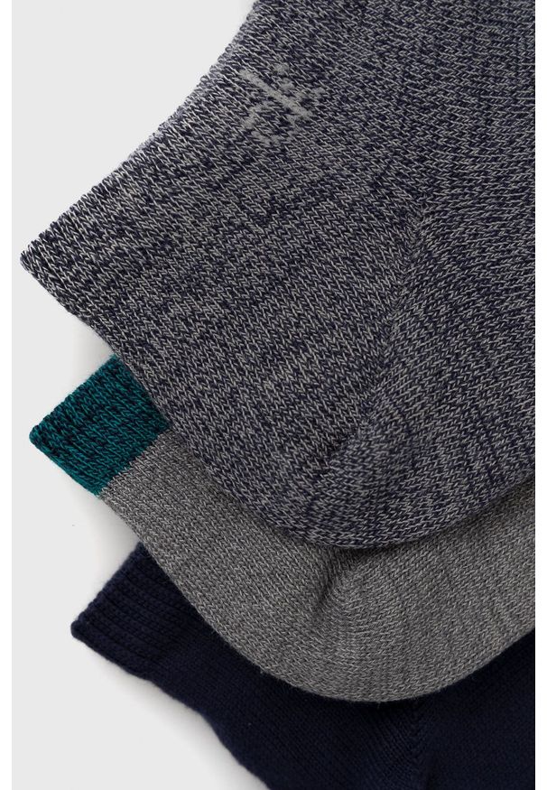 Calvin Klein Skarpetki (3-pack) męskie kolor granatowy. Kolor: niebieski