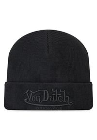 Von Dutch Czapka Beanie Flint 7050113 Czarny. Kolor: czarny. Materiał: materiał