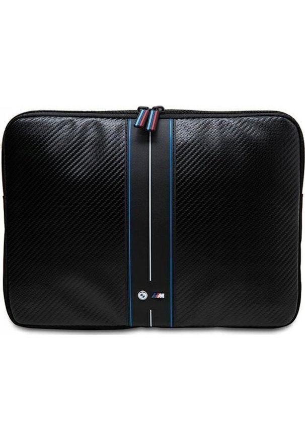 Etui BMW BMW Sleeve BMCS14COMSCAKL 14" czarny/black Carbon Blue Stripes. Kolor: czarny