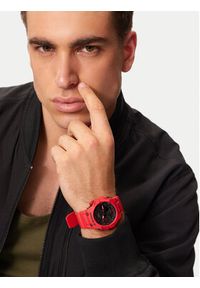 G-Shock Zegarek GA-B001-4AER Czerwony. Kolor: czerwony