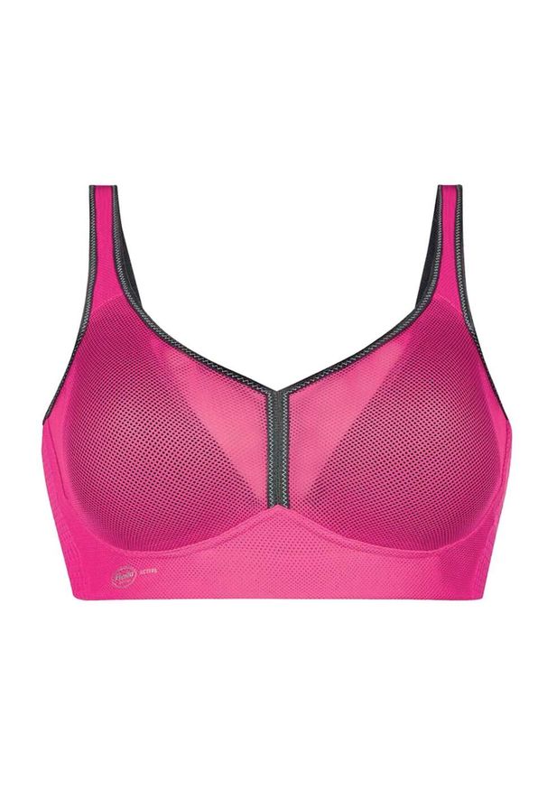 ANITA ACTIVE - Stanik do biegania Air Control mit Delta Pad z wysoki poziomem podtrzymywania. Kolor: różowy. Materiał: poliester, elastan, poliamid. Sport: fitness
