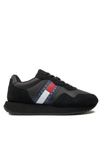 Tommy Jeans Sneakersy Tjm Modern Runner EM0EM01316 Czarny. Kolor: czarny. Materiał: skóra, zamsz #1