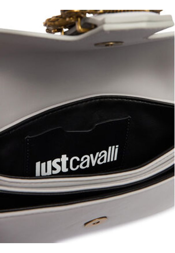 Just Cavalli Torebka 80RA4BA7 ZSA89 Szary. Kolor: szary. Materiał: skórzane