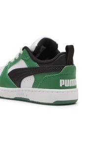 Puma - Sneakersy Rebound V6 Lo dla małych dzieci PUMA White Black Archive Green. Kolor: biały, zielony, czarny, wielokolorowy #2