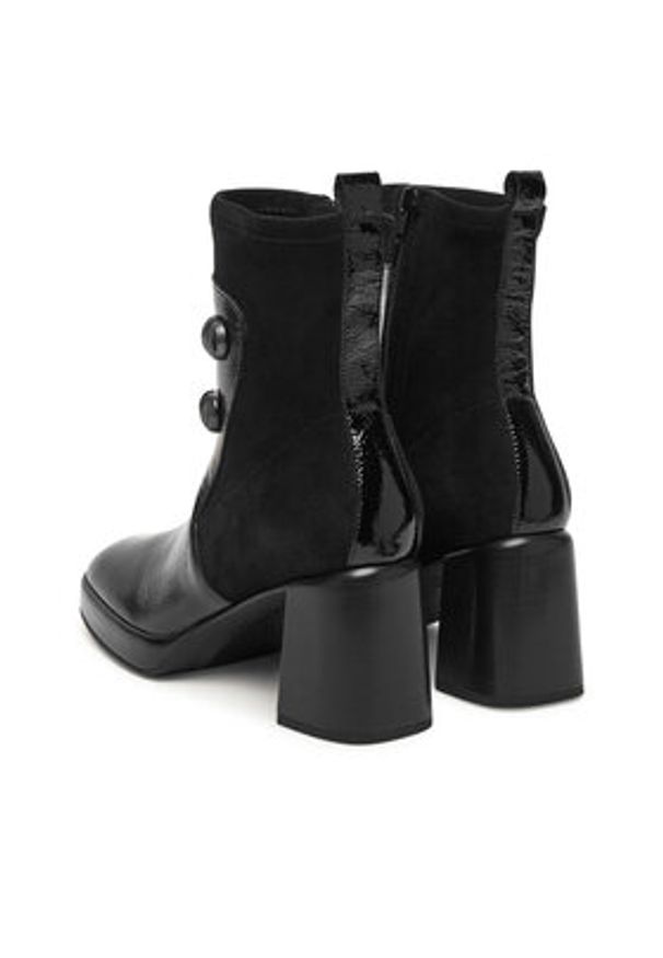 Hispanitas Botki HI254228 Czarny. Kolor: czarny. Materiał: skóra, lakier