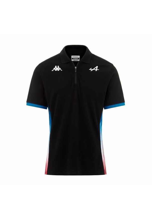 Polo Kappa Adrend Alpine Endurance. Typ kołnierza: polo. Kolor: czerwony, czarny, wielokolorowy