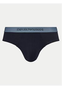Emporio Armani Underwear Komplet 3 par slipów 111624 4F722 75536 Granatowy. Kolor: niebieski. Materiał: bawełna #4