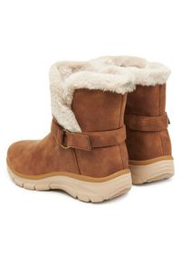 skechers - Skechers Botki Easy Going 168045/CSNT Brązowy. Kolor: brązowy. Materiał: skóra #6