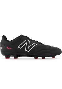 Korki New Balance MS42FBK2 – czarne. Zapięcie: sznurówki. Kolor: czarny. Materiał: materiał, skóra, syntetyk. Szerokość cholewki: normalna. Sport: piłka nożna, fitness #1