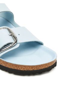 Birkenstock Klapki Arizona Big Buckle Hex 1030374 Błękitny. Kolor: niebieski. Materiał: skóra #5
