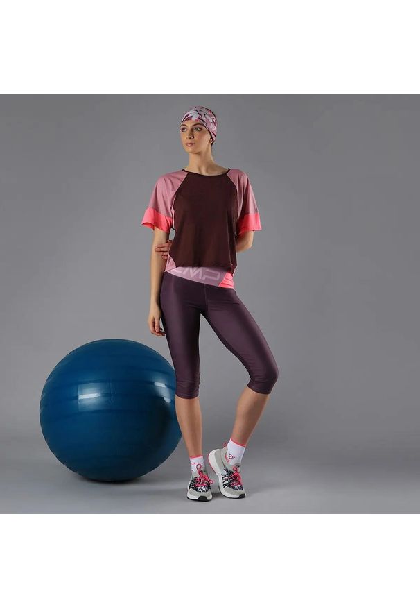 Legging kobieta CMP 3/4. Kolor: czerwony