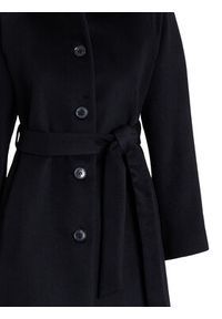 Lauren Ralph Lauren - LAUREN RALPH LAUREN Płaszcz wełniany 297P04140001 Czarny Regular Fit. Kolor: czarny. Materiał: syntetyk