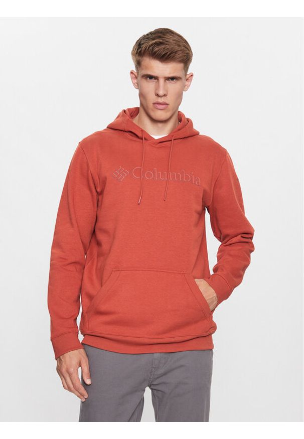 columbia - Columbia Bluza CSC Basic Logo™ II Hoodie Pomarańczowy Regular Fit. Kolor: pomarańczowy. Materiał: bawełna