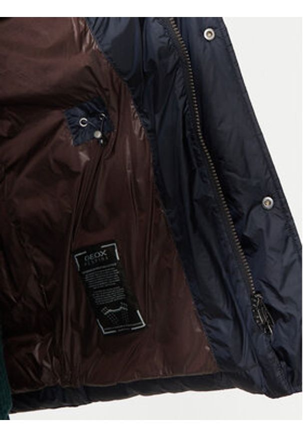 Geox Kurtka puchowa Norwolk M4626A T3146 F1624 Granatowy Regular Fit. Kolor: niebieski. Materiał: syntetyk