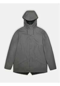 Rains Kurtka przeciwdeszczowa Jacket W3 12010 Szary Regular Fit. Kolor: szary. Materiał: syntetyk #6