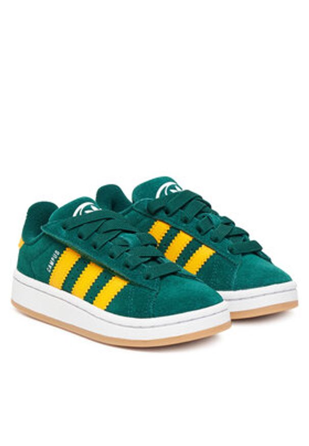 Adidas - adidas Sneakersy Campus 00S Comfort Closure JR7421 Zielony. Kolor: zielony. Materiał: zamsz, skóra. Model: Adidas Campus