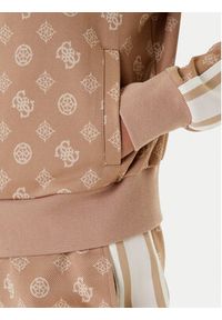 Guess Bluza V5YQ07 K0282 Brązowy Regular Fit. Kolor: brązowy. Materiał: syntetyk #2