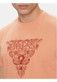 Guess T-Shirt M5GI16 K8FQ4 Pomarańczowy Regular Fit. Kolor: pomarańczowy. Materiał: bawełna #2