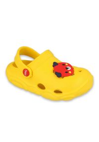 Befado inne obuwie dziecięce - żółty 159X107 żółte. Okazja: na plażę. Kolor: żółty. Materiał: materiał #1