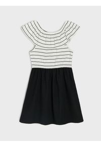 Sinsay - Sukienka z hiszpańskim dekoltem - wielobarwny #1