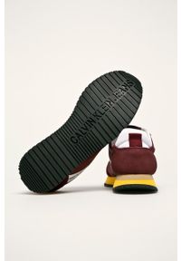 Calvin Klein Jeans - Buty. Nosek buta: okrągły. Zapięcie: sznurówki. Kolor: brązowy. Materiał: syntetyk, materiał, zamsz, guma. Szerokość cholewki: normalna. Obcas: na obcasie. Wysokość obcasa: średni, niski #2