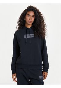Napapijri Bluza B-Box NP0A4HYQ Czarny Regular Fit. Kolor: czarny. Materiał: bawełna