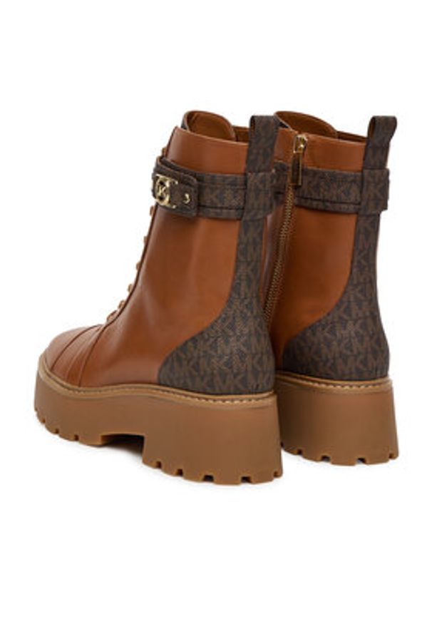 MICHAEL Michael Kors Trzewiki 40T5MAFE6L Brązowy. Kolor: brązowy. Materiał: skóra