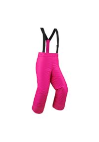 WEDZE - Spodnie narciarskie dla maluchów Wedze 100. Kolor: różowy. Materiał: dzianina, materiał. Sport: narciarstwo