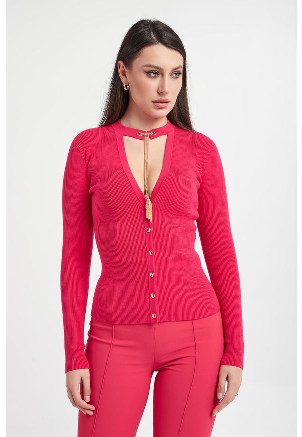 Elisabetta Franchi - Kardigan damski ELISABETTA FRANCHI