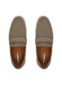 Karl Lagerfeld - KARL LAGERFELD Półbuty KL21413 Szary. Kolor: szary. Materiał: skóra, nubuk #2