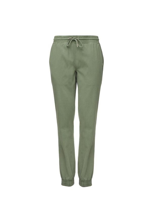 GALEO - Spodnie Damskie Loap Digama DGRN XL - Wygoda i Elegancja. Kolor: zielony. Materiał: denim, bawełna. Długość: długie