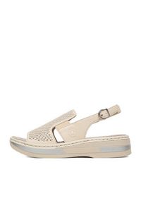 Rieker Sandały CEO-V5951-60 Kremowy. Kolor: kremowy. Materiał: syntetyk, skóra #3