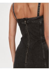 Karl Lagerfeld Jeans Sukienka jeansowa 240J1300 Szary Slim Fit. Kolor: szary. Materiał: bawełna #2