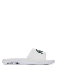 Klapki Lacoste. Kolor: biały