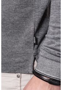 Wrangler - WRANGLER POLO LS POLO REAL BLACK W7A87K5W5 112131306. Typ kołnierza: polo. Długość rękawa: długi rękaw. Długość: długie. Wzór: melanż #5