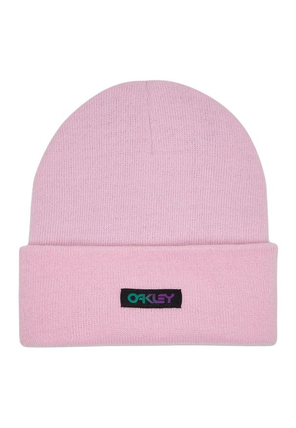 Czapka zimowa damska Oakley B1B Gradient Patch Beanie. Kolor: różowy. Wzór: gradientowy. Sezon: zima