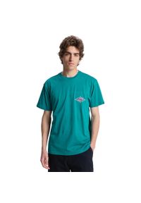 Quiksilver - Koszulka z krótkim rękawem dla Mężczyzn EV BEACH BLAST Niebieski. Kolor: niebieski. Materiał: materiał, bawełna. Długość rękawa: krótki rękaw. Długość: krótkie. Wzór: nadruk