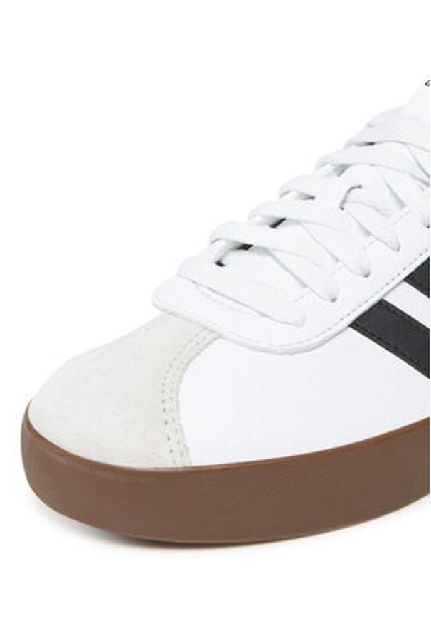 Adidas - adidas Sneakersy Vl Court 3.0 Low Skateboarding ID8797 Biały. Kolor: biały. Materiał: skóra. Sport: skateboard