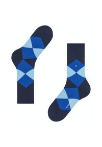 Skarpetki Burlington Clyde. Kolor: niebieski. Materiał: bawełna #1