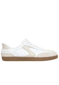 skechers - Buty damskie Skechers Hotshot Perfect Choice 185322WNT - białe. Zapięcie: sznurówki. Kolor: biały. Materiał: syntetyk, skóra, guma, zamsz. Szerokość cholewki: normalna. Model: Skechers Sport #1