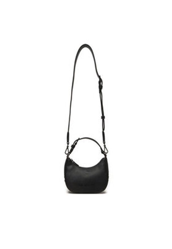 Love Moschino - LOVE MOSCHINO Torebka JC4019PP1LLT000A Czarny. Kolor: czarny. Materiał: skórzane