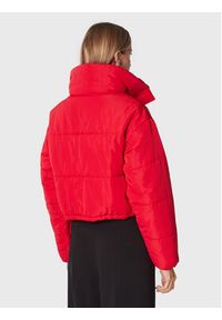 DKNY Sport Kurtka puchowa DP2J9196 Czerwony Oversize. Kolor: czerwony. Materiał: syntetyk. Styl: sportowy