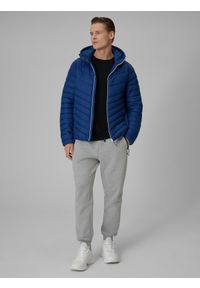 4f - 4F Kurtka z wypełnieniem syntetycznym męska - granatowa M. Okazja: na co dzień. Kolor: niebieski. Materiał: syntetyk. Styl: casual, klasyczny #2