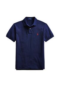 Polo Ralph Lauren Polo Core Replen 710795080 Granatowy Slim Fit. Typ kołnierza: polo. Kolor: niebieski. Materiał: bawełna