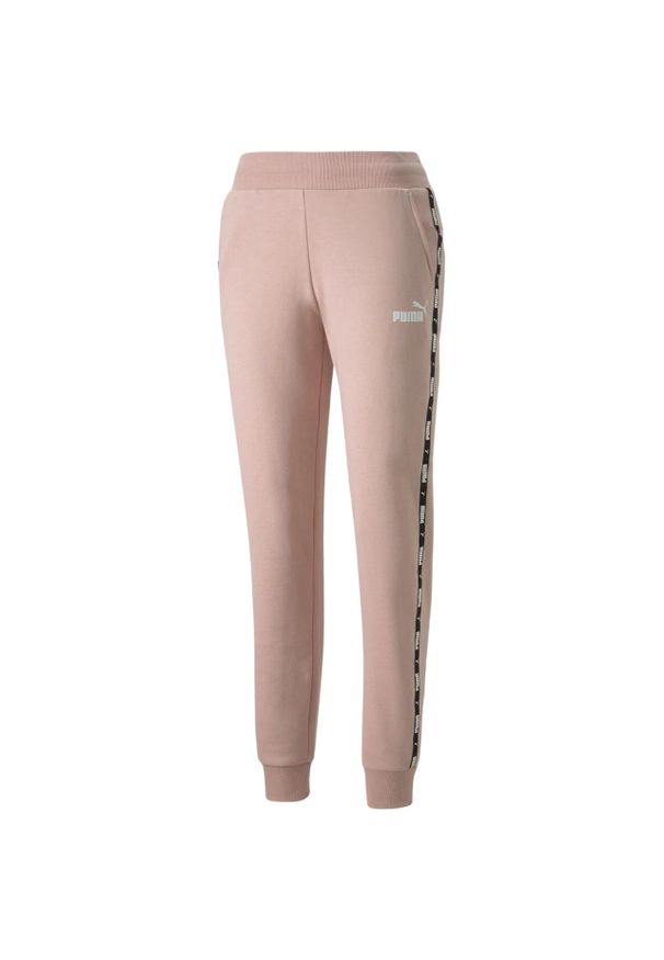 Spodnie damskie Puma Power Tape FL. Kolor: różowy. Długość: długie