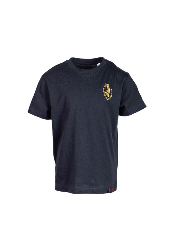 POGOŃ - Koszulka dla dzieci Pogoń Szczecin - Gryf. Wzór: haft. Sezon: lato. Sport: turystyka piesza, fitness, piłka nożna